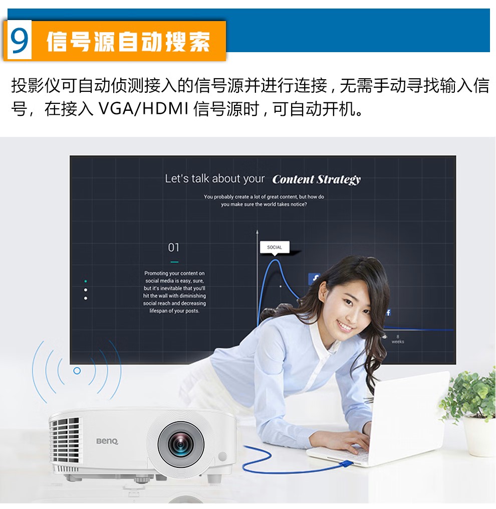 明基（BenQ）NE C办公 商务会议投影仪(图11)